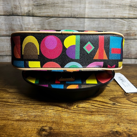 NWT Dooney & Bourke Art Deco Luna Hobo - Picture 4 of 6